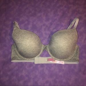 Light Gray Wear Everywhere T-shirt PINK Bra